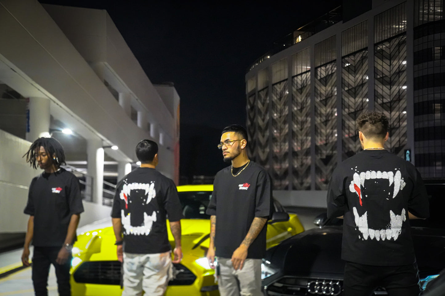 "GHOST DEMONZ" Rhinestone Tee