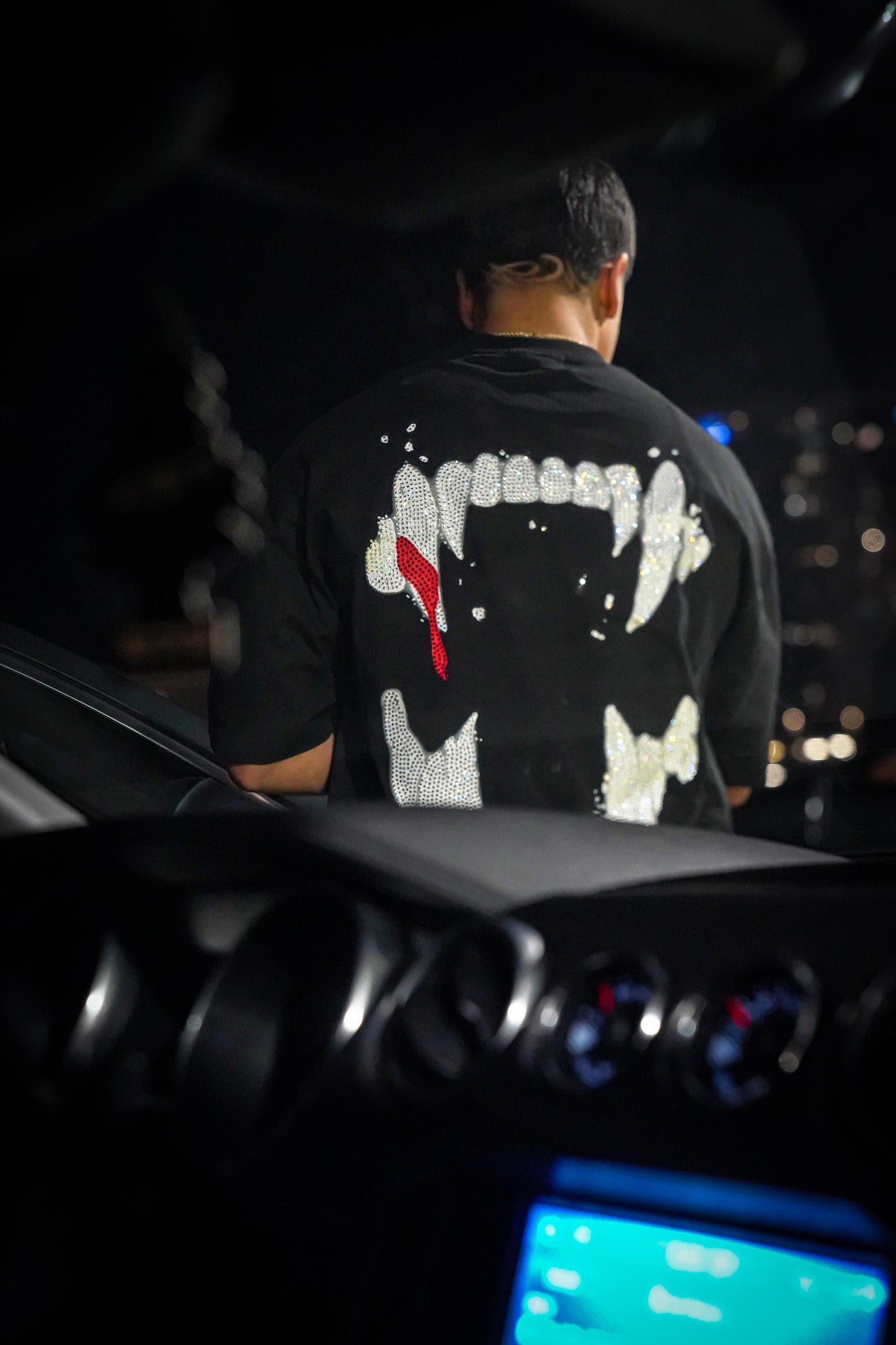 "GHOST DEMONZ" Rhinestone Tee